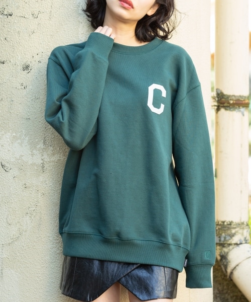 ALAND(エーランド)の「COVERNAT/Cロゴクルーネックプルオーバー(トップス・レディース・アイボリー(08)/ブラック(09)/グレー(15)/レッド(35)/ブラウン(50)/グリーン(75)/ライトブルー(83)・S/M/L/XL)」の12枚目の写真