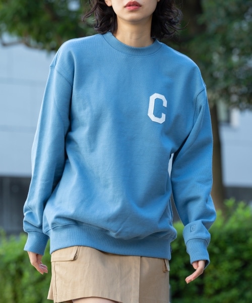 ALAND(エーランド)の「COVERNAT/Cロゴクルーネックプルオーバー(トップス・レディース・アイボリー(08)/ブラック(09)/グレー(15)/レッド(35)/ブラウン(50)/グリーン(75)/ライトブルー(83)・S/M/L/XL)」の7枚目の写真