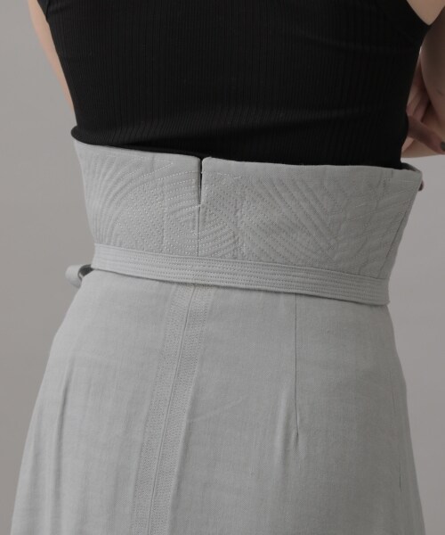 Chaos（カオス）の「セルファーラップスカート（スカート・ブラック/サックス）」の14枚目の写真