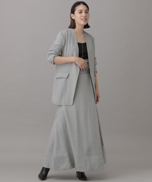 Chaos（カオス）の「セルファーラップスカート（スカート・ブラック/サックス）」の5枚目の写真