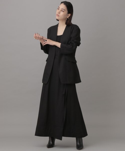 Chaos（カオス）の「セルファーラップスカート（スカート・ブラック/サックス）」の3枚目の写真