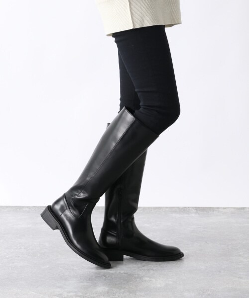 JEANASIS(ジーナシス)の「★インスタライブ紹介★Riding LongBoots【先行予約】(シューズ・ブラック())」の2枚目の写真