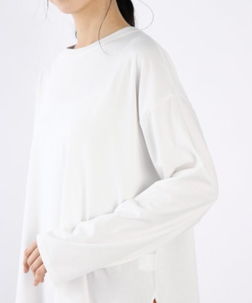 LOWRYS FARM（ローリーズファーム）の「ＵＳＡラウンドヘムＬＳ（トップス・オフ/ブラック）」の12枚目の写真