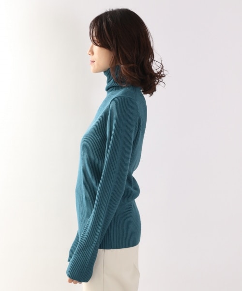 LOWRYS FARM（ローリーズファーム）の「タートルレイヤード２Ｐワンピース（ワンピース/ドレス・アイボリー/ブラウン/ブルー）」の7枚目の写真