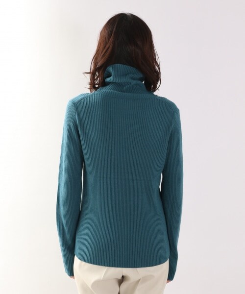 LOWRYS FARM（ローリーズファーム）の「タートルレイヤード２Ｐワンピース（ワンピース/ドレス・アイボリー/ブラウン/ブルー）」の8枚目の写真