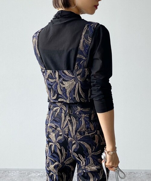 PAGEBOY（ページボーイ）の「ヴィンテージフラワージャガードビスチェ【WEB先行予約】（トップス・オオバナ/コバナ）」の5枚目の写真