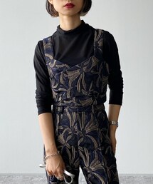 PAGEBOY | ヴィンテージフラワージャガードビスチェ【WEB先行予約】(トップス)