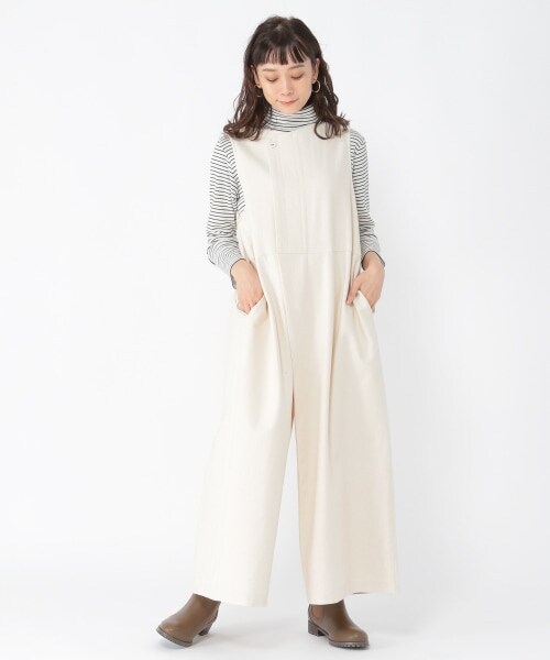 studio CLIP（スタディオクリップ）の「あったか機能付きタートルネックプルオーバー（トップス・ホワイト×ブラック/ブラック×ホワイト/オフホワイト/スモーク）」の7枚目の写真