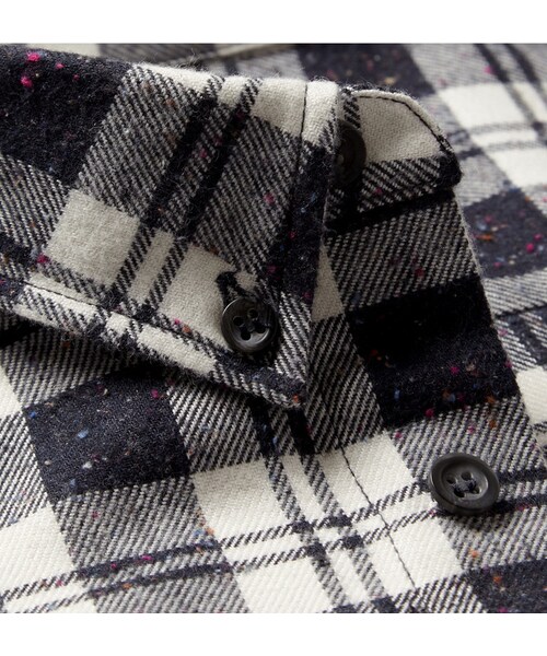 A.P.C.（アーペーセー）の「A.P.C. Cotton and Silk-Blend Flannel Shirt（シャツ/ブラウス・メンズ・Blue・XL/L/XS/S/M）」の7枚目の写真