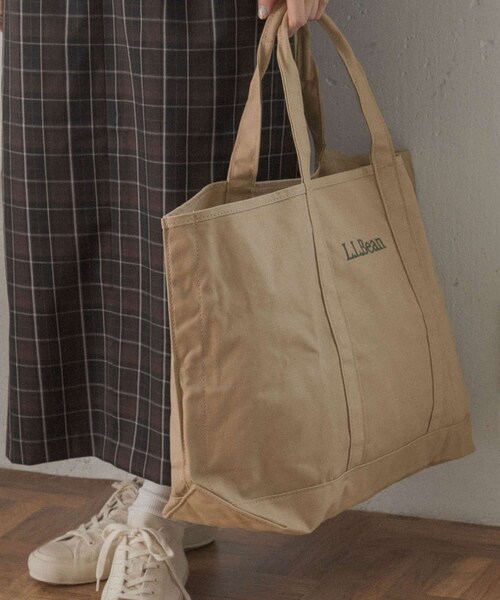 L.L.Bean（エルエルビーン）の「L.L.Bean グローサリートート（その他・メンズ・AlmondBeig/Natural・one）」の3枚目の写真