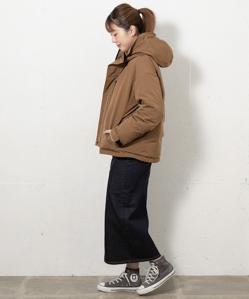 新品　アーバンリサーチサニーレーベル　フーディダウンジャケット　ブラウン URBAN RESEARCH Sonny Label（アーバンリサーチサニーレーベル