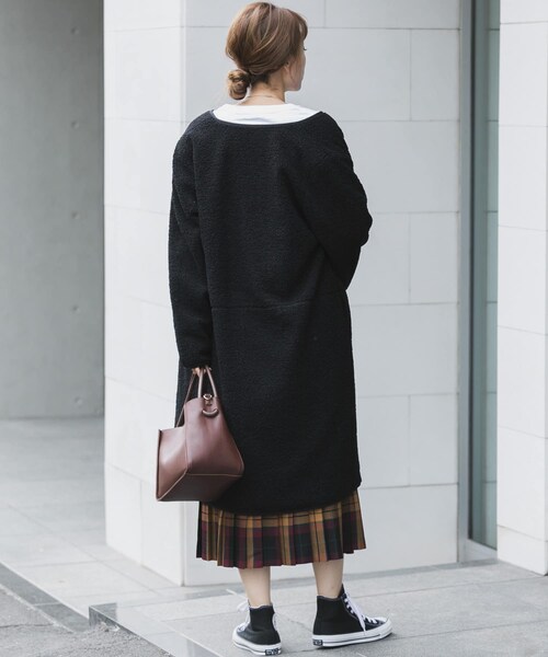 URBAN RESEARCH - 着用１回　アーバンリサーチサニーレーベル　リバーシブル２WAY ボアコート URBAN RESEARCH - 着用1回 アーバンリサーチサニーレーベル