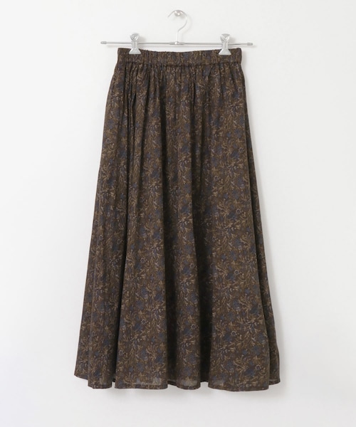 かぐれ　アラベスクプリントギャザースカート かぐれ（カグレ）の「アラベスクプリントギャザースカート