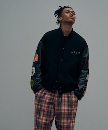 美品✨bal バル　スタジャン VERSITY JACKET ワッペン　L BAL（バル）の「BAL バル CUSTOM VERSITY JACKET（スタジャン