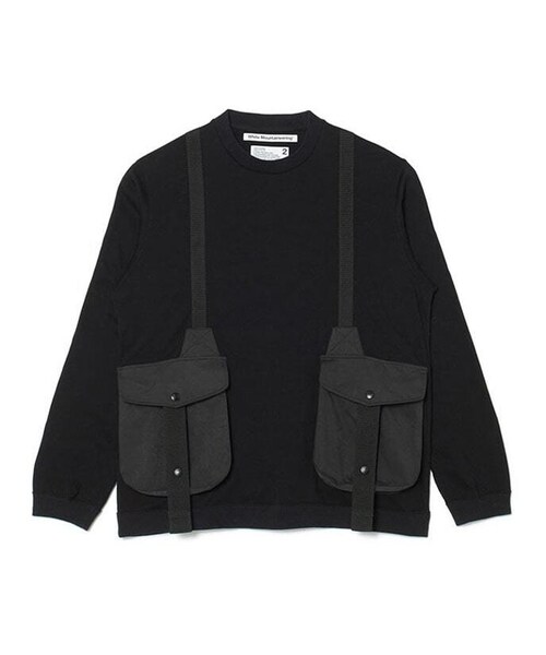 White Mountaineering ホワイトマウンテニアリング 20AW HUNTING POCKET TAPED SWEATSHIRT スウェットトレーナー WM2073512 カーキ 3 WHITE MOUNTAINEERING（ホワイトマウンテニアリング）の「HUNTING