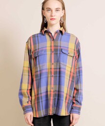 ★希少定価4.5万★UNUSED アンユーズド ヴィンテージ加工チェックシャツ UNUSED【アンユーズド】正規取り扱い店、通販可能 ON LINE SHOP