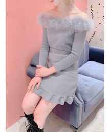 lilLilly（リルリリー）の「オフショルファートップス（長袖
