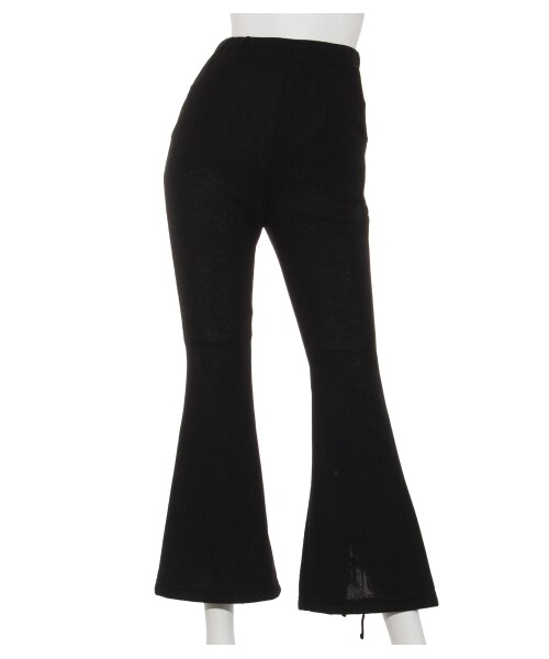 lilLilly（リルリリー）の「リボンニットフレアパンツ（パンツ・レディース・WHITE/PINK/BLUE/BLACK・FREE）」の22枚目の写真