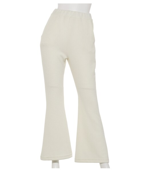 lilLilly（リルリリー）の「リボンニットフレアパンツ（パンツ・レディース・WHITE/PINK/BLUE/BLACK・FREE）」の14枚目の写真