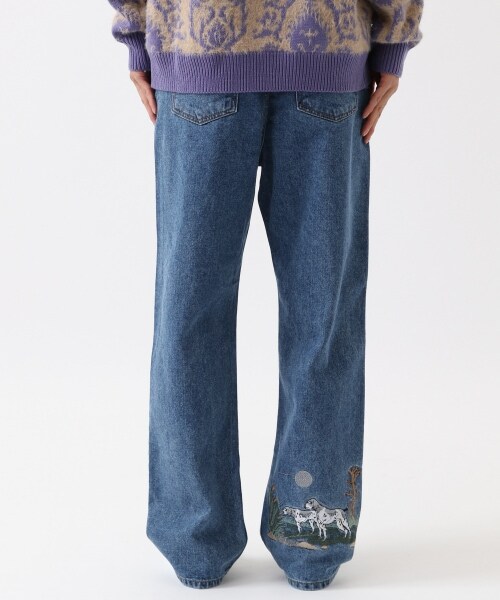 ALAND（エーランド）の「youthbath／刺繍デニムパンツ（）」 - WEAR