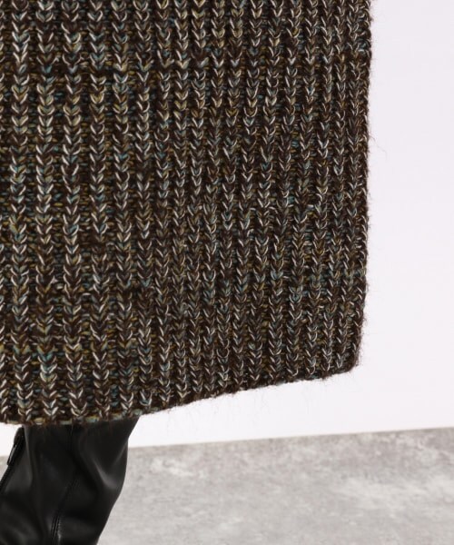 LOWRYS FARM（ローリーズファーム）の「３ＧＭＩＸＴＴＬニットワンピース（ワンピース/ドレス・オレンジ/ブラウン）」の9枚目の写真