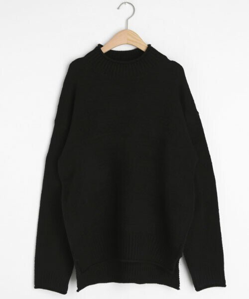 DHOLIC(ディーホリック)の「リブロールヘムニット(ニット/セーター・レディース・ホワイト/その他/ブラック/グレー・FREE)」の2枚目の写真