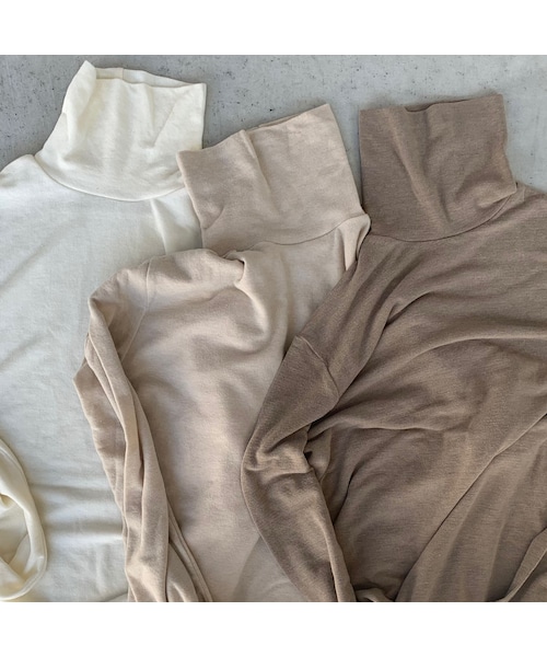 no brand（ノーブランド）の「シアーハイネックTEE（Tシャツ/カットソー・レディース・その他）」の3枚目の写真