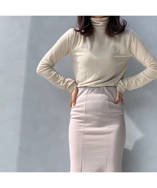 no brand（ノーブランド）の「シアーハイネックTEE（Tシャツ/カットソー・レディース・その他）」の4枚目の写真