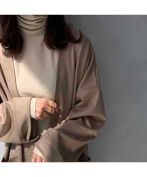 no brand（ノーブランド）の「シアーハイネックTEE（Tシャツ/カットソー・レディース・その他）」の5枚目の写真