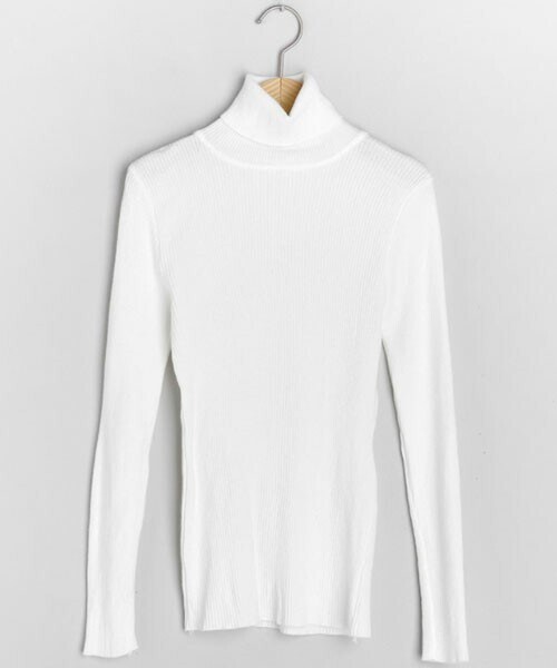 DHOLIC(ディーホリック)の「リブタートルネックニット(ニット/セーター・レディース・ホワイト/その他/ブラウン/グレー/ブラック/ベージュ・FREE)」の1枚目の写真