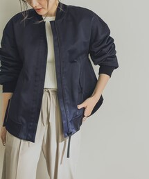 ENFOLD（エンフォルド）の「ENFOLD ヘビーサテンフレアAラインブルゾン