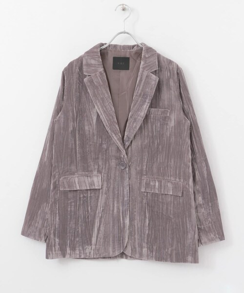 KBF（ケイビーエフ）の「クラッシュベロアジャケット（）」 - WEAR