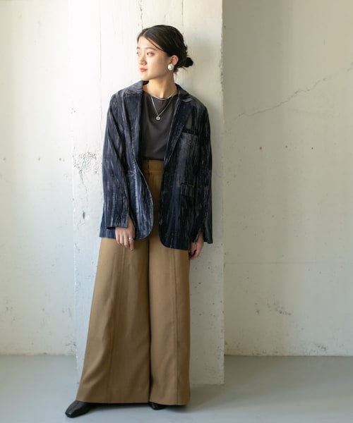 KBF（ケイビーエフ）の「クラッシュベロアジャケット（）」 - WEAR