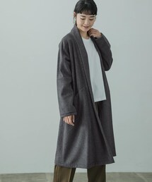 mittan ミッタン　ロングコート　なめらか半纏コート MITTAN（ミッタン）/ 「なめらか半纏コート / なめらか半纏ロング