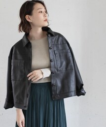 URBAN RESEARCH ROSSO WOMEN（アーバンリサーチ　ロッソ）の「エコレザーブルゾン（その他・レディース）」