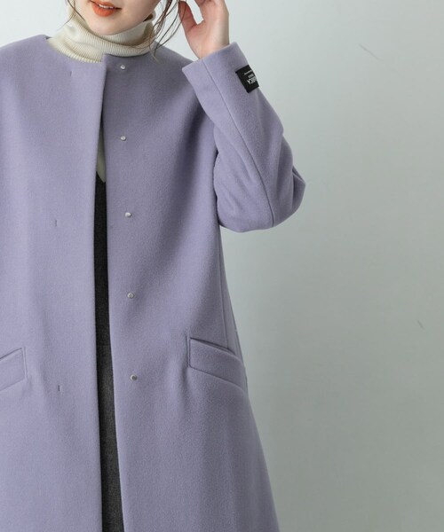 URBAN RESEARCH ROSSO FABRICA ノーカラーコート URBAN RESEARCH ROSSO WOMEN（アーバンリサーチ ロッソ）の