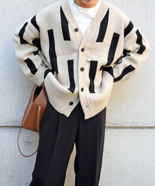 no brand（ノーブランド）の「スティックオーバーニットCD（カーディガン/ボレロ・レディース・その他）」の3枚目の写真