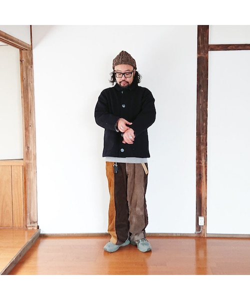 【雰囲気抜群❗️】快晴堂 コーデュロイ ジャケット プルオーバー 大きめサイズ 快晴堂（カイセイドウ）の「ユニセックス＊快晴堂-カイセイドウ-カット