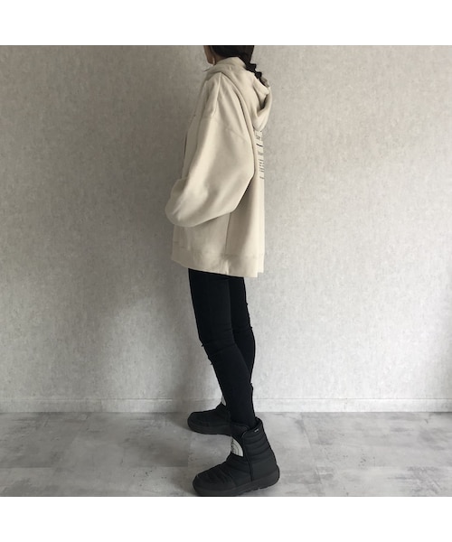 copine（コピン）の「再入荷！しっかりとした厚みあったか裏起毛！バックプリントオーバーサイズパーカー(3color)（パーカー・レディース・その他）」の13枚目の写真