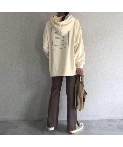 copine（コピン）の「12月8日再入荷！美シルエット裾スリットデザイン！センターシームフレアニットパンツ(3color)【クリックポスト対象商品】（その他パンツ・レディース・その他）」の9枚目の写真