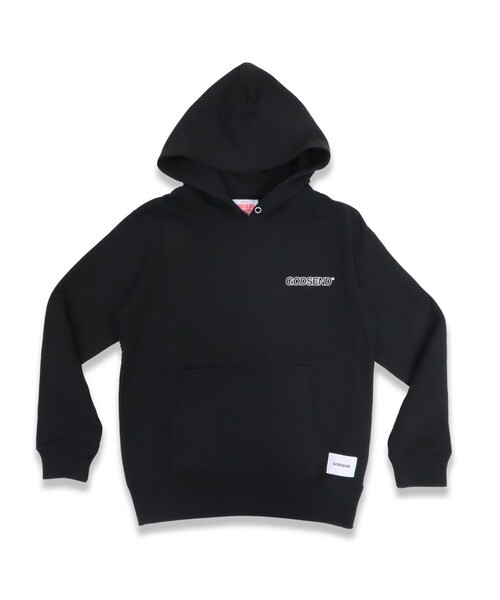 GODSEND(ゴッドセンド)の「CROSS LOGO HOODIE BLACK クロスロゴ パーカー ブラック(パーカー・キッズ・その他)」の2枚目の写真