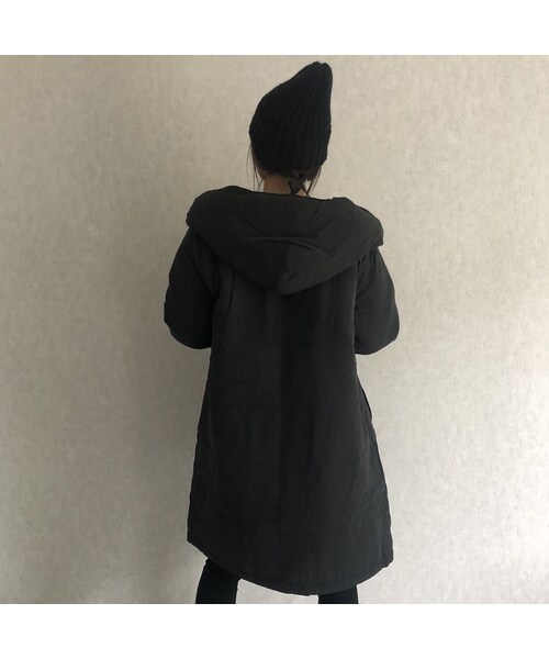 copine（コピン）の「再入荷！大人カジュアルスタイル！フード中綿ミディ丈コート(3color)（ダウンジャケット/コート・レディース・その他）」の6枚目の写真