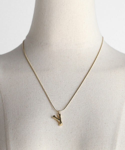 DHOLIC（ディーホリック）の「アルファベットスネークチェーンネックレス（ネックレス・レディース・ゴールド/その他・FREE）」の2枚目の写真