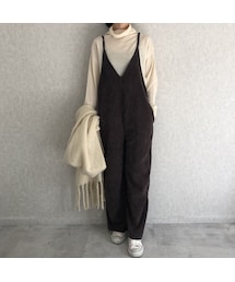 copine | 肩紐調節可能！コーデュロイキャミサロペット【クリックポスト対象商品】(サロペット/オーバーオール)