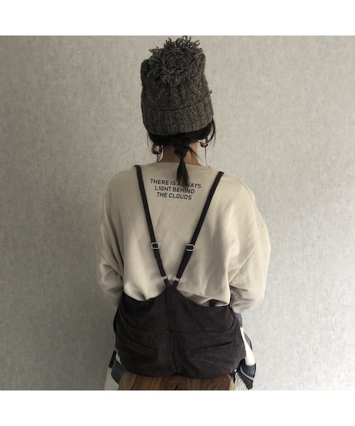 copine(コピン)の「肩紐調節可能!コーデュロイキャミサロペット【クリックポスト対象商品】(サロペット/オーバーオール・レディース・その他)」の14枚目の写真