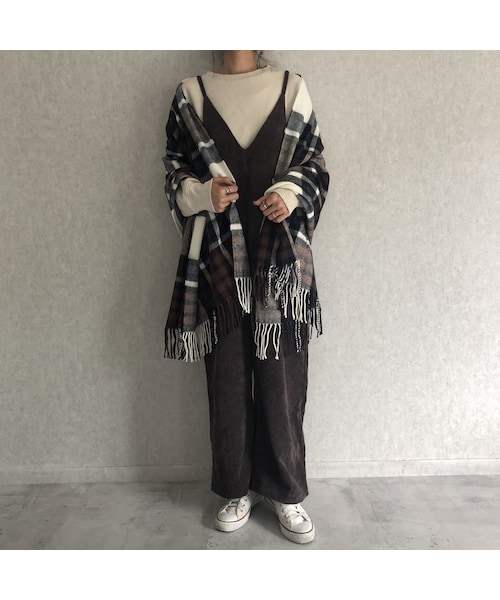 copine(コピン)の「肩紐調節可能!コーデュロイキャミサロペット【クリックポスト対象商品】(サロペット/オーバーオール・レディース・その他)」の10枚目の写真