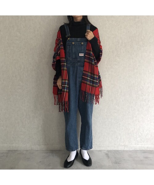 copine(コピン)の「チェック柄大判ストール/マフラー(4color)(ストール/ショール・レディース・その他)」の12枚目の写真
