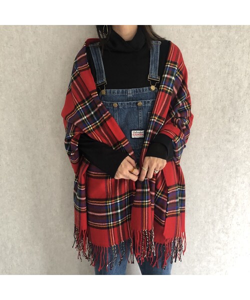 copine(コピン)の「チェック柄大判ストール/マフラー(4color)(ストール/ショール・レディース・その他)」の14枚目の写真