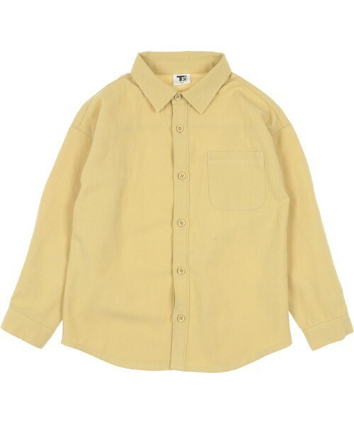 T>>2（ティーツー）の「シャツ（シャツ/ブラウス・レディース・01.ホワイト/02.ベージュ/03.グレー・100-150/M(ママサイズ)/L(パパサイズ)）」の3枚目の写真