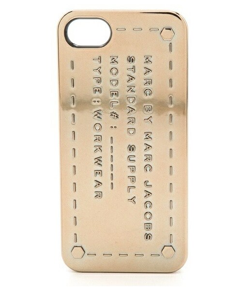 Marc by Marc Jacobs(マークバイマークジェイコブス)の「Marc by Marc Jacobs Standard Supply iPhone 5 / 5S Case(生活家電・Metallic Silver/Metallic Hematite/Metallic Rose Gold・iPhone 5)」の1枚目の写真